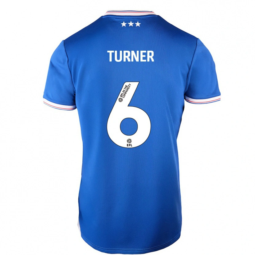 Danxen Kinderen Steven Turner #6 Blauw Wit Thuisshirt Thuistenue 2025/26 T-Shirt België