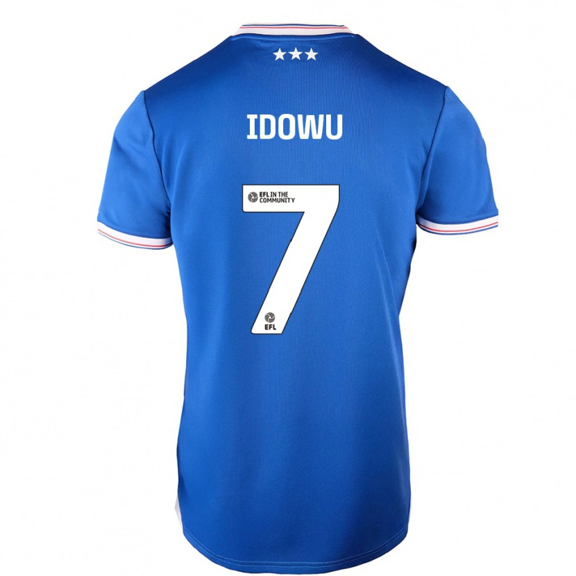 Danxen Kinderen Tudor Mendel-Idowu #7 Blauw Wit Thuisshirt Thuistenue 2025/26 T-Shirt België