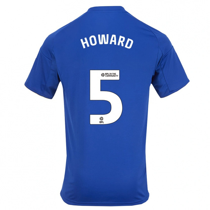 Danxen Kinderen Sophie Howard #5 Blauw Goud Thuisshirt Thuistenue 2025/26 T-Shirt België