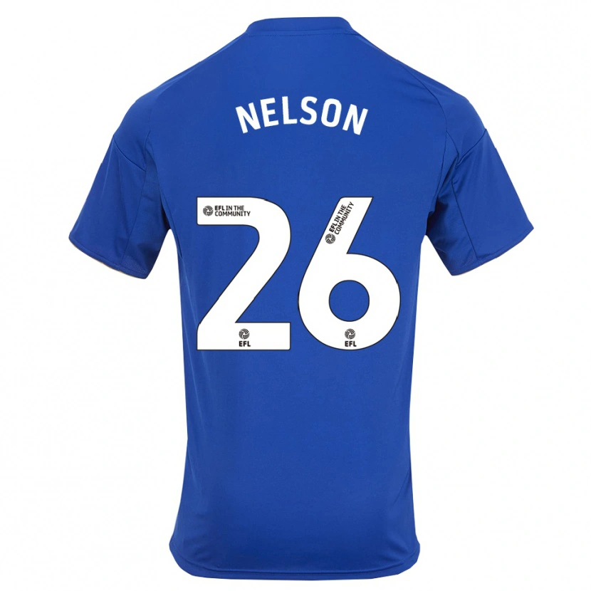 Danxen Kinderen Ben Nelson #26 Blauw Goud Thuisshirt Thuistenue 2025/26 T-Shirt België