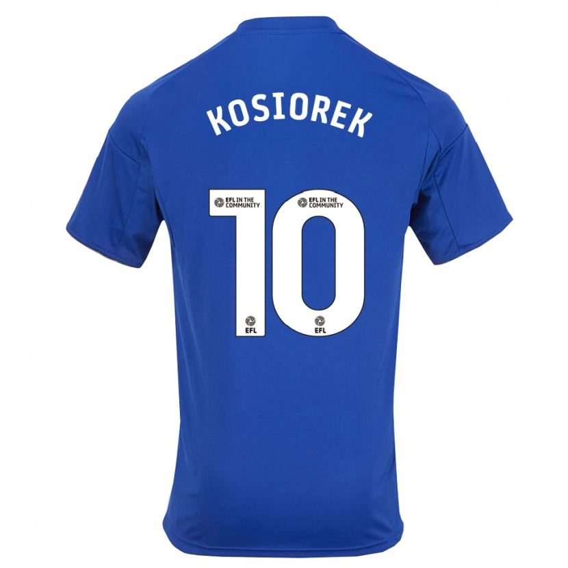 Danxen Kinderen Bartosz Kosiorek #10 Blauw Goud Thuisshirt Thuistenue 2025/26 T-Shirt België