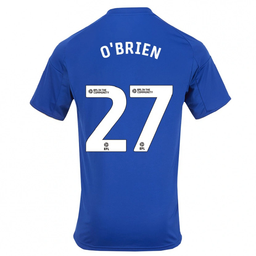 Danxen Kinderen Shannon O'brien #27 Blauw Goud Thuisshirt Thuistenue 2025/26 T-Shirt België