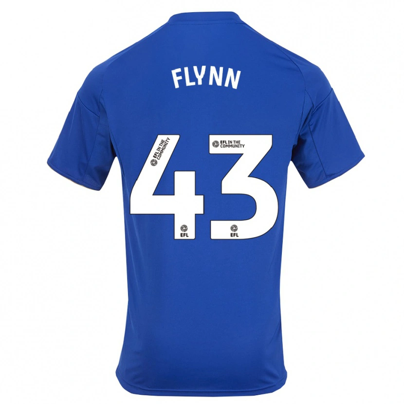Danxen Kinderen Shane Flynn #43 Blauw Goud Thuisshirt Thuistenue 2025/26 T-Shirt België
