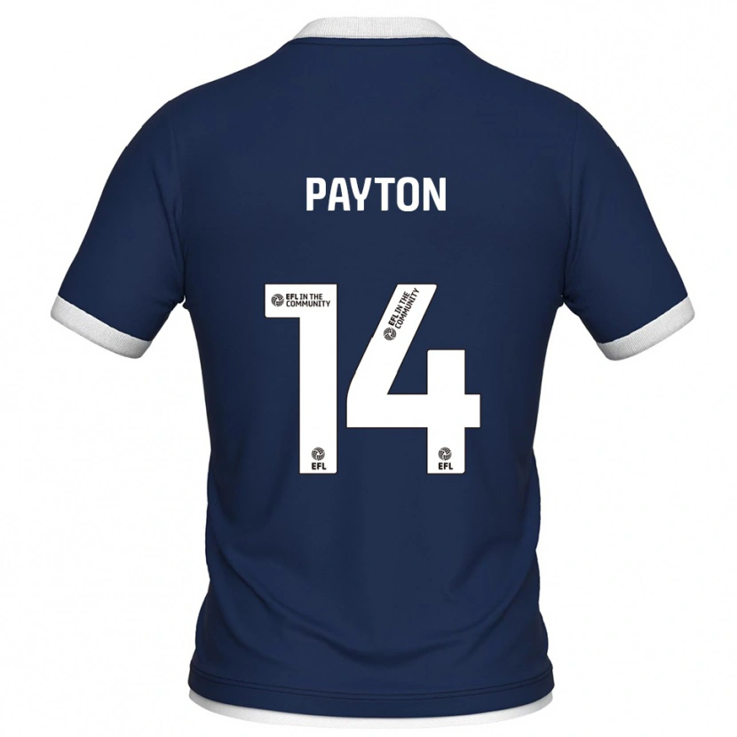 Danxen Kinderen Edward Payton #14 Marine Wit Thuisshirt Thuistenue 2025/26 T-Shirt België