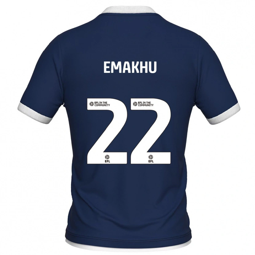 Danxen Kinderen Aidomo Emakhu #22 Marine Wit Thuisshirt Thuistenue 2025/26 T-Shirt België