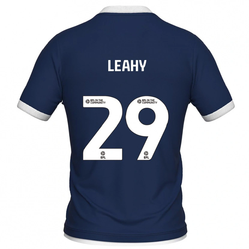 Danxen Kinderen Tom Leahy #29 Marine Wit Thuisshirt Thuistenue 2025/26 T-Shirt België