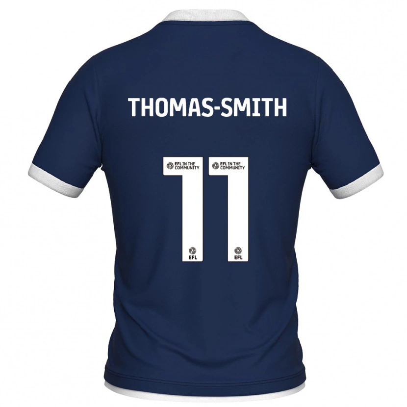 Danxen Kinderen Jaydon Thomas-Smith #11 Marine Wit Thuisshirt Thuistenue 2025/26 T-Shirt België