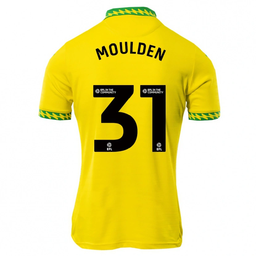 Danxen Kinderen Louie Moulden #31 Wit Groen Thuisshirt Thuistenue 2025/26 T-Shirt België