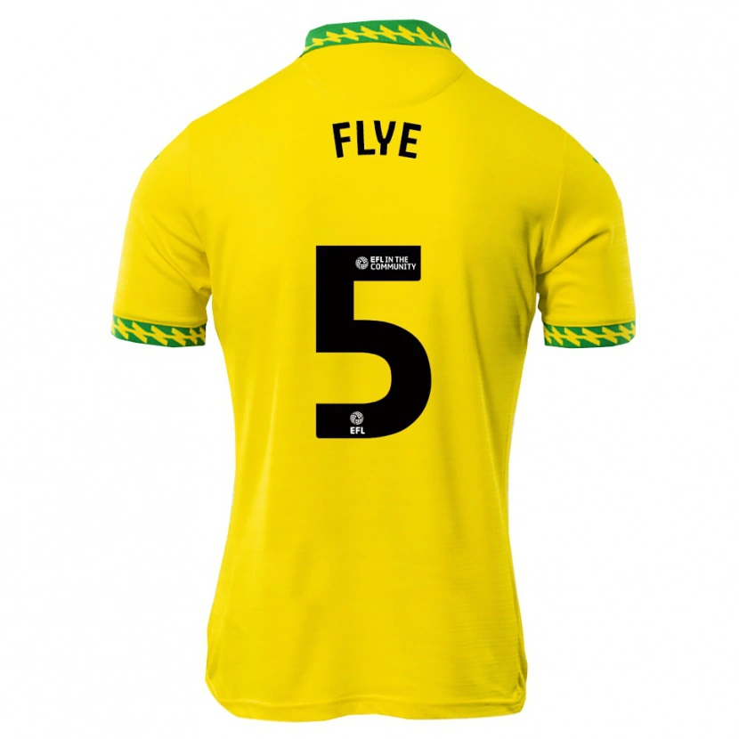 Danxen Kinderen Ceri Flye #5 Wit Groen Thuisshirt Thuistenue 2025/26 T-Shirt België