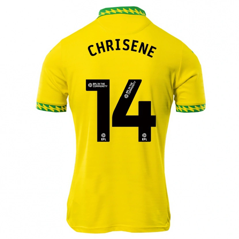 Danxen Kinderen Ben Chrisene #14 Wit Groen Thuisshirt Thuistenue 2025/26 T-Shirt België
