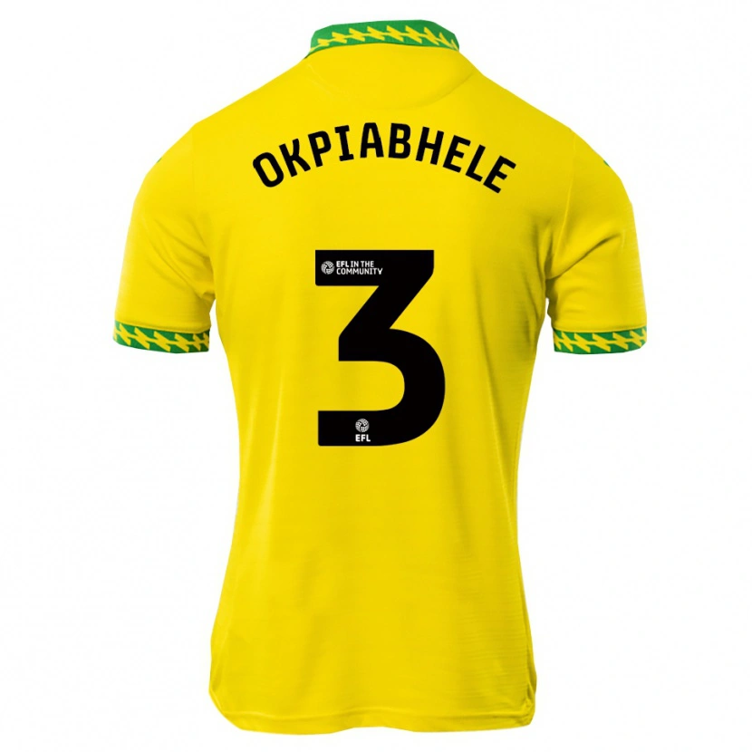 Danxen Kinderen Oser Okpiabhele #3 Wit Groen Thuisshirt Thuistenue 2025/26 T-Shirt België