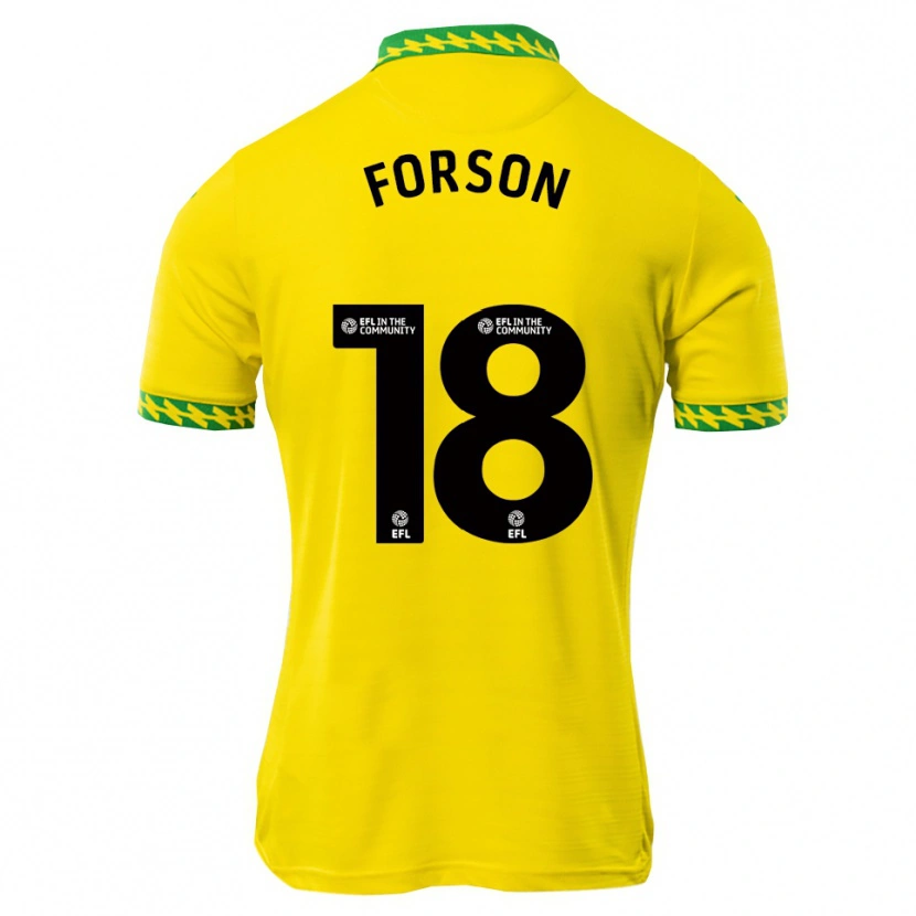 Danxen Kinderen Amankwah Forson #18 Wit Groen Thuisshirt Thuistenue 2025/26 T-Shirt België