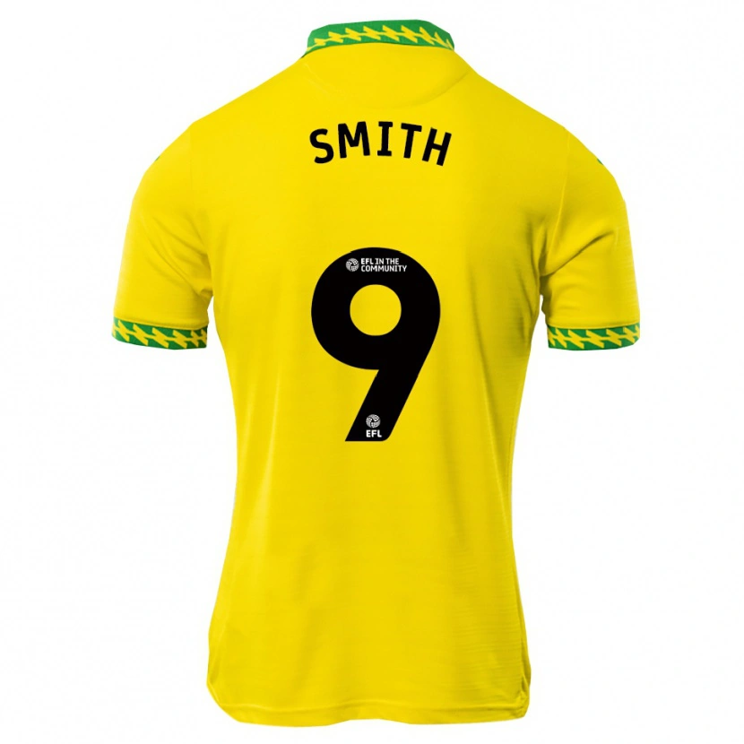 Danxen Kinderen Ellie Smith #9 Wit Groen Thuisshirt Thuistenue 2025/26 T-Shirt België