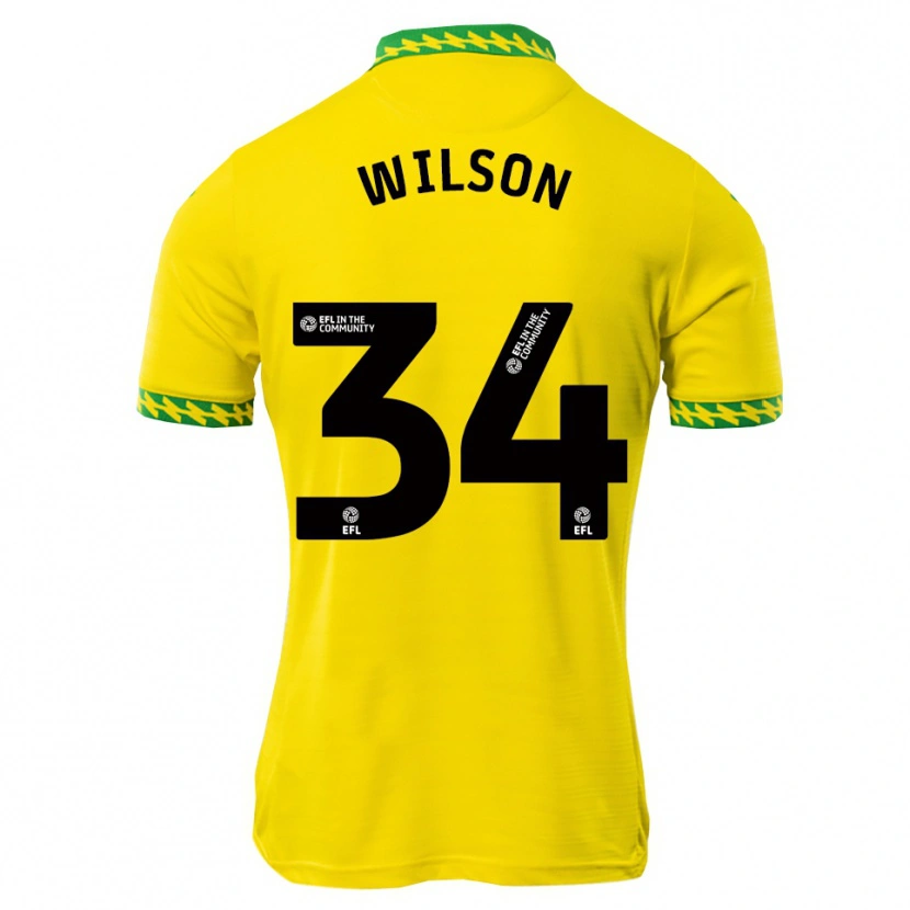 Danxen Kinderen Drew Wilson #34 Wit Groen Thuisshirt Thuistenue 2025/26 T-Shirt België