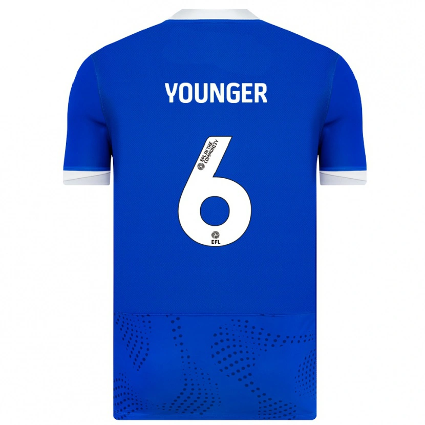 Danxen Kinderen Jazz Younger #6 Blauw Wit Thuisshirt Thuistenue 2025/26 T-Shirt België