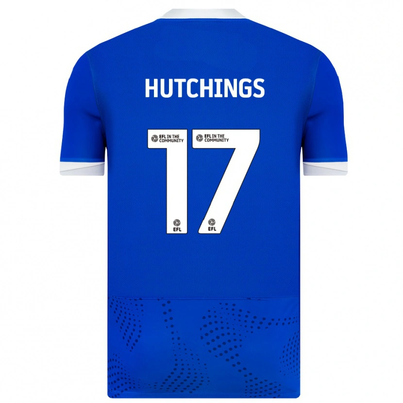 Danxen Kinderen Annie Hutchings #17 Blauw Wit Thuisshirt Thuistenue 2025/26 T-Shirt België