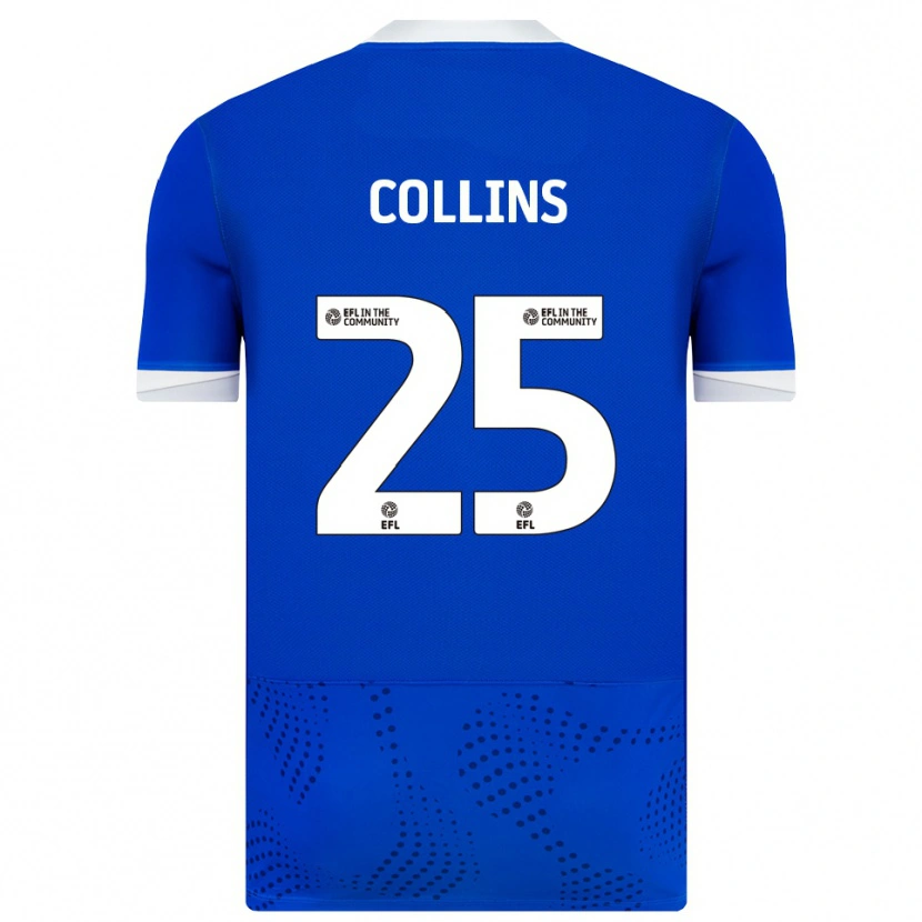 Danxen Kinderen Izzy Collins #25 Blauw Wit Thuisshirt Thuistenue 2025/26 T-Shirt België