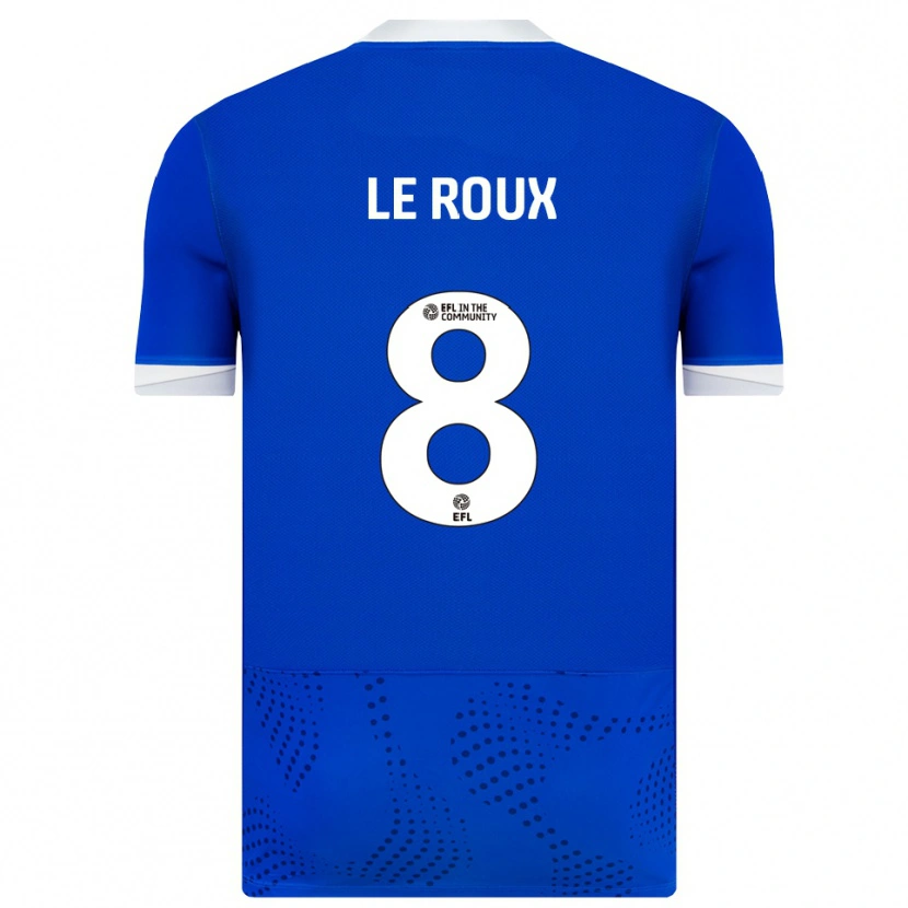 Danxen Kinderen Luke Le Roux #8 Blauw Wit Thuisshirt Thuistenue 2025/26 T-Shirt België