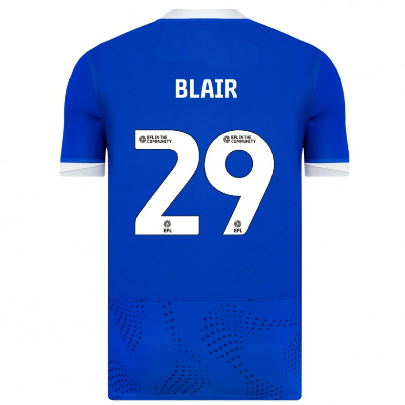 Danxen Kinderen Harvey Blair #29 Blauw Wit Thuisshirt Thuistenue 2025/26 T-Shirt België