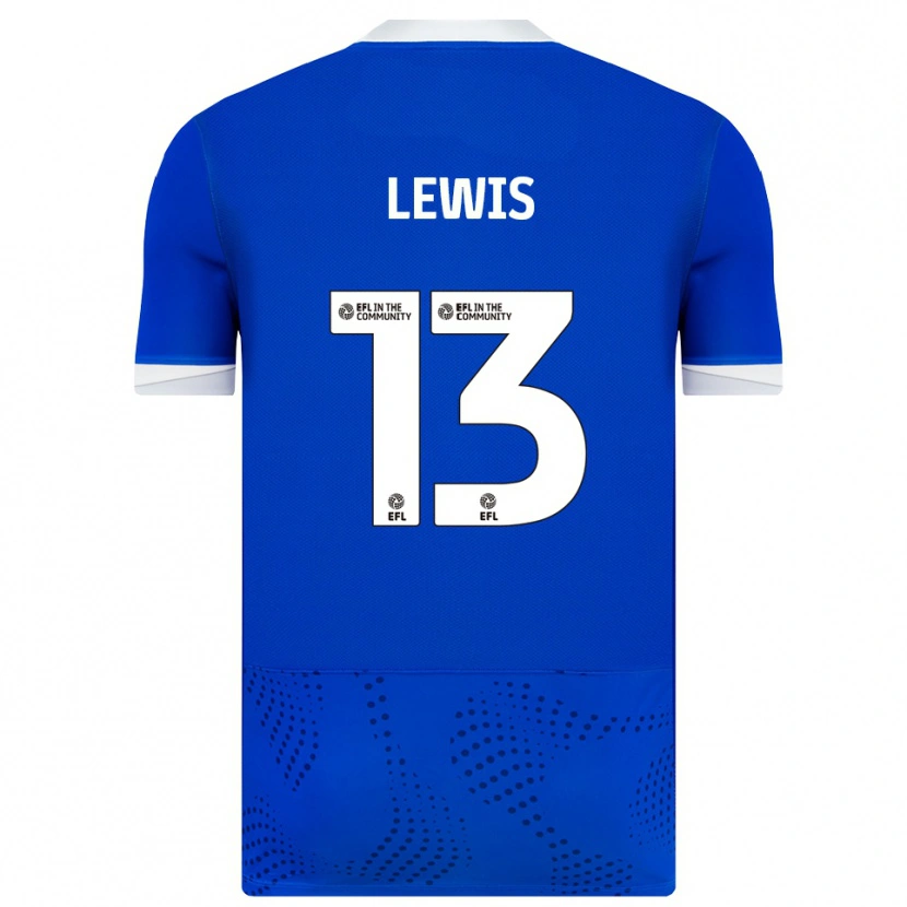 Danxen Kinderen Karl Lewis #13 Blauw Wit Thuisshirt Thuistenue 2025/26 T-Shirt België