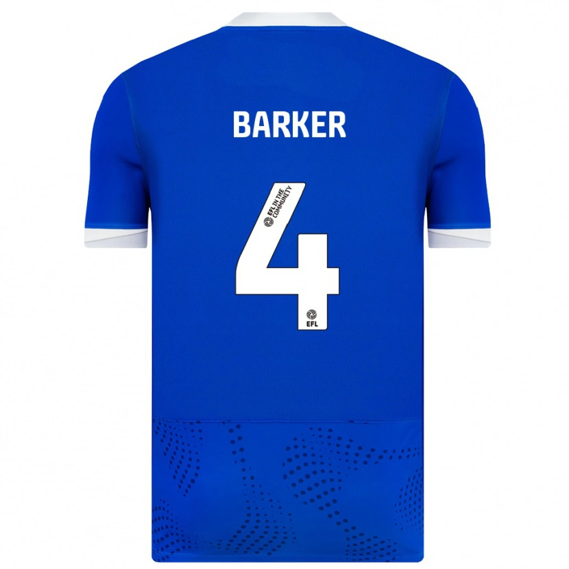 Danxen Kinderen Sophie Barker #4 Blauw Wit Thuisshirt Thuistenue 2025/26 T-Shirt België