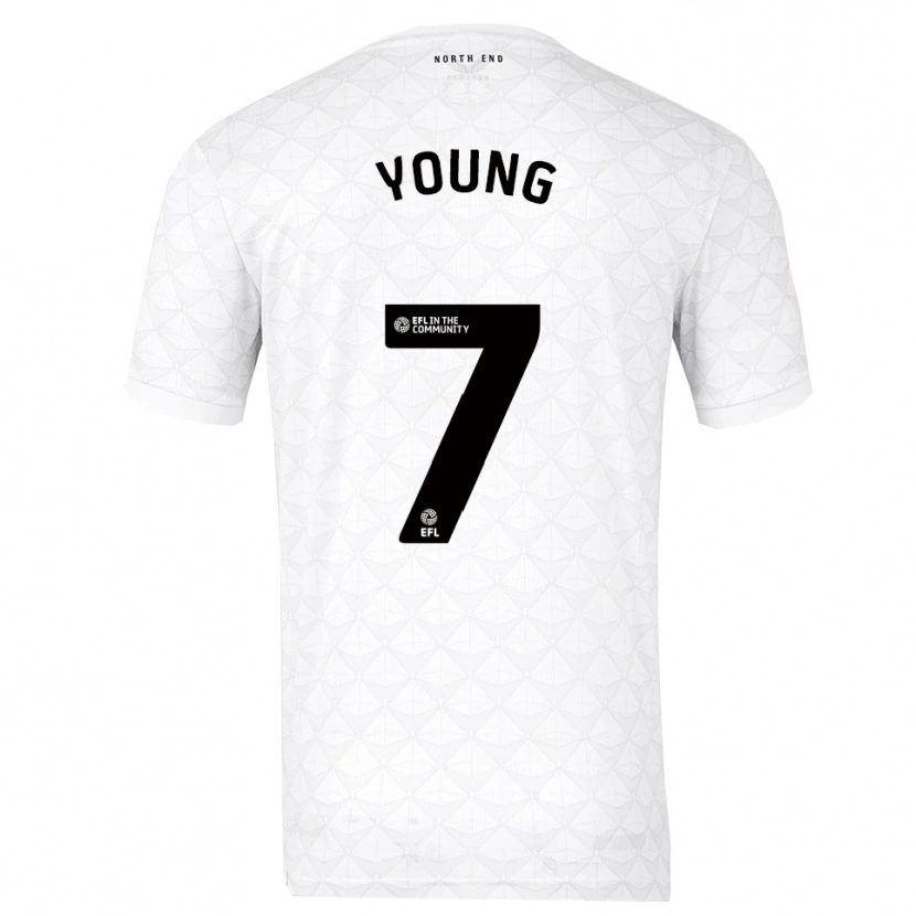Danxen Kinderen Danielle Young #7 Wit Rood Thuisshirt Thuistenue 2025/26 T-Shirt België