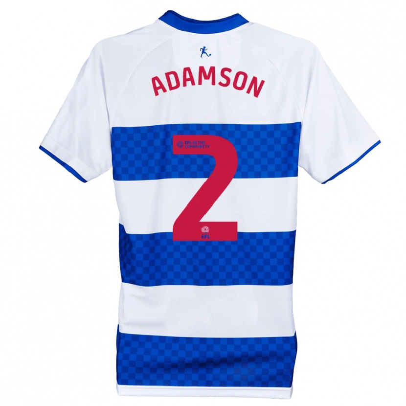 Danxen Kinderen Kealey Adamson #2 Blauw Wit Thuisshirt Thuistenue 2025/26 T-Shirt België