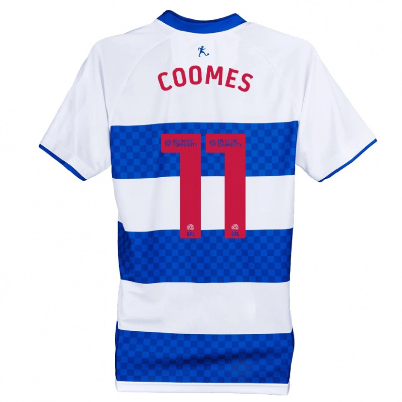 Danxen Kinderen Jake Coomes #11 Blauw Wit Thuisshirt Thuistenue 2025/26 T-Shirt België