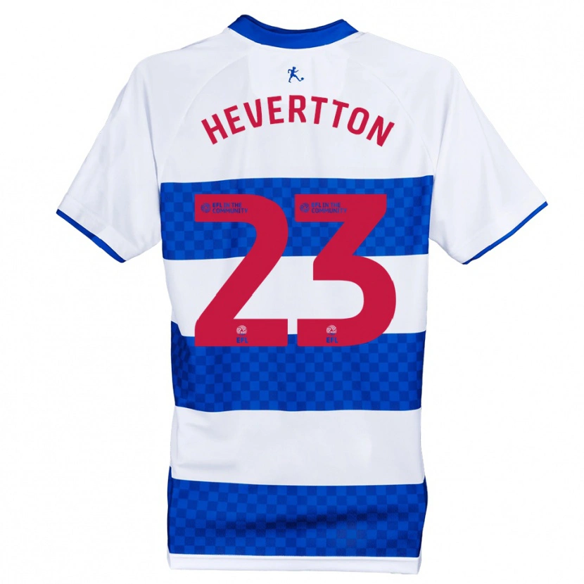 Danxen Kinderen Hevertton #23 Blauw Wit Thuisshirt Thuistenue 2025/26 T-Shirt België