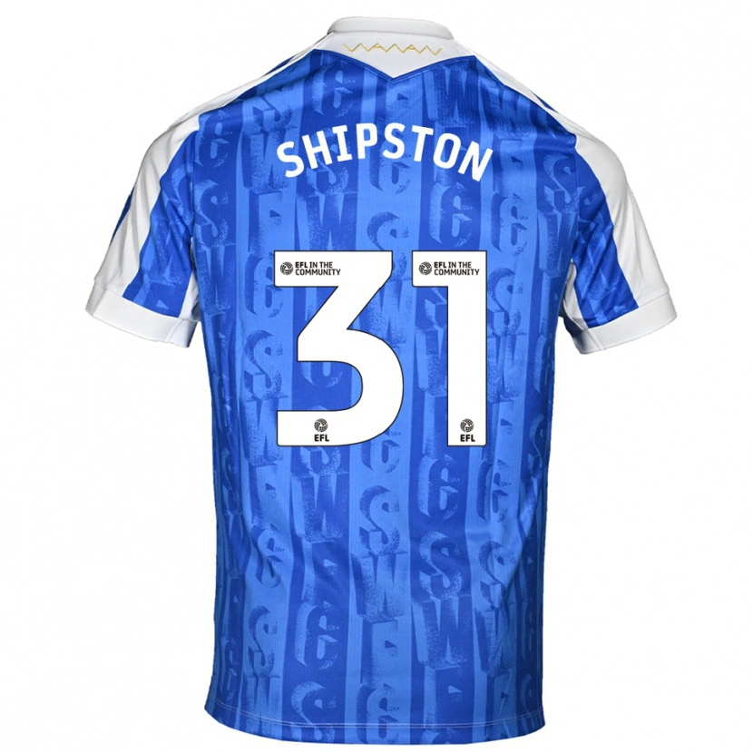 Danxen Kinderen Rio Shipston #31 Blauw Wit Thuisshirt Thuistenue 2025/26 T-Shirt België