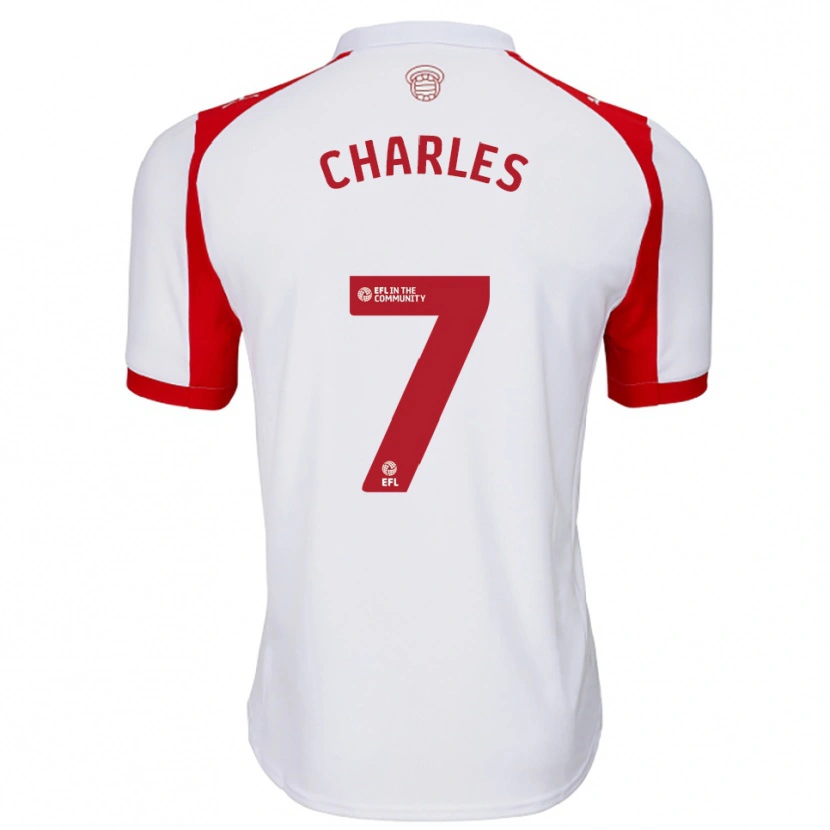 Danxen Kinderen Brandon Charles #7 Wit Rood Thuisshirt Thuistenue 2025/26 T-Shirt België