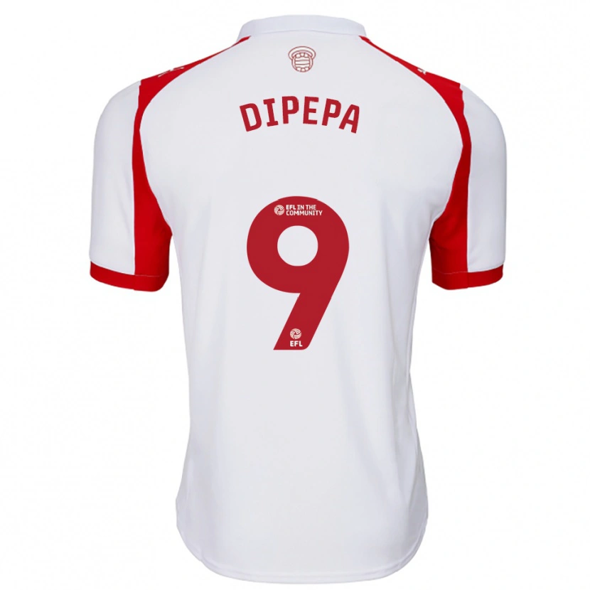 Danxen Kinderen Baylee Dipepa #9 Wit Rood Thuisshirt Thuistenue 2025/26 T-Shirt België