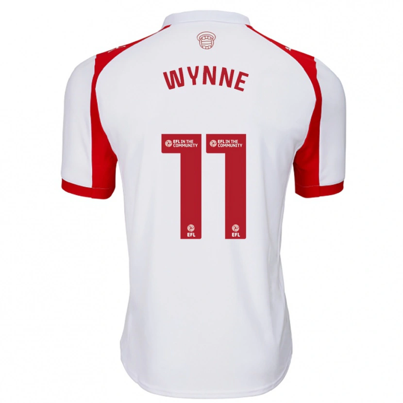 Danxen Kinderen Megan Wynne #11 Wit Rood Thuisshirt Thuistenue 2025/26 T-Shirt België