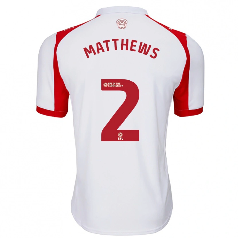Danxen Kinderen Abdulhalim Okunola #2 Wit Rood Thuisshirt Thuistenue 2025/26 T-Shirt België
