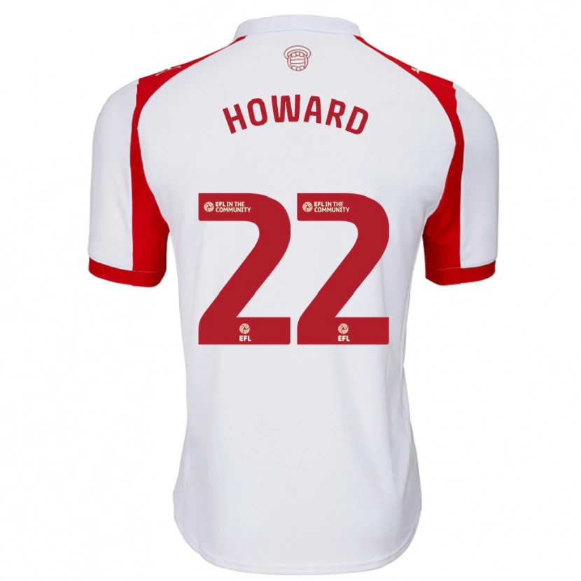 Danxen Kinderen Bethany-May Howard #22 Wit Rood Thuisshirt Thuistenue 2025/26 T-Shirt België