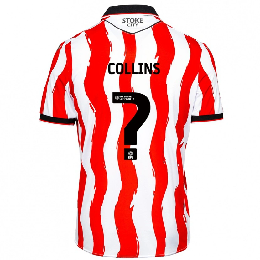 Danxen Kinderen Harry Collins #0 Wit Rood Thuisshirt Thuistenue 2025/26 T-Shirt België