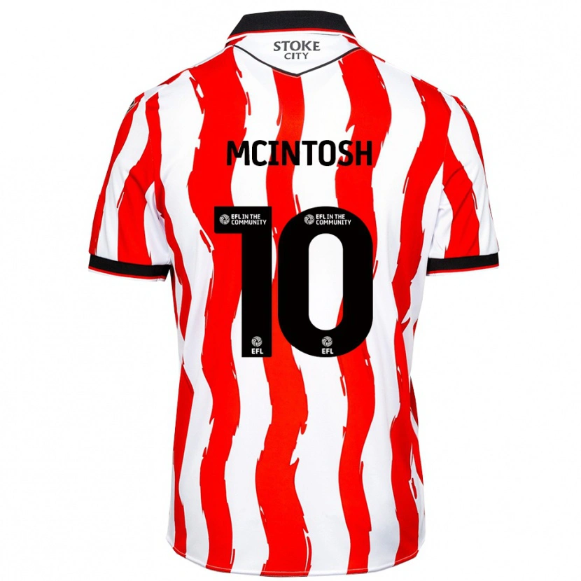 Danxen Kinderen Ruben Mcintosh #10 Wit Rood Thuisshirt Thuistenue 2025/26 T-Shirt België