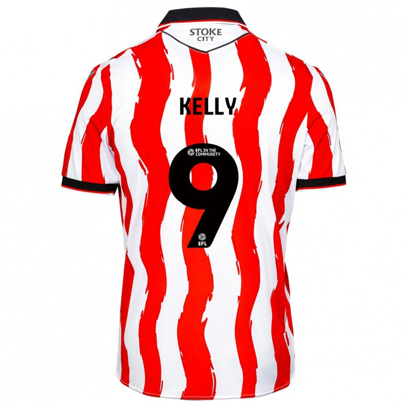 Danxen Kinderen Isreal Kelly #9 Wit Rood Thuisshirt Thuistenue 2025/26 T-Shirt België
