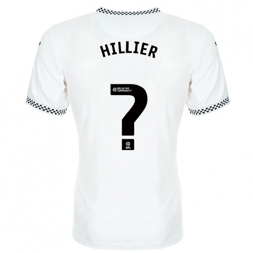 Danxen Kinderen Rohan Hillier #0 Wit Oranje Thuisshirt Thuistenue 2025/26 T-Shirt België