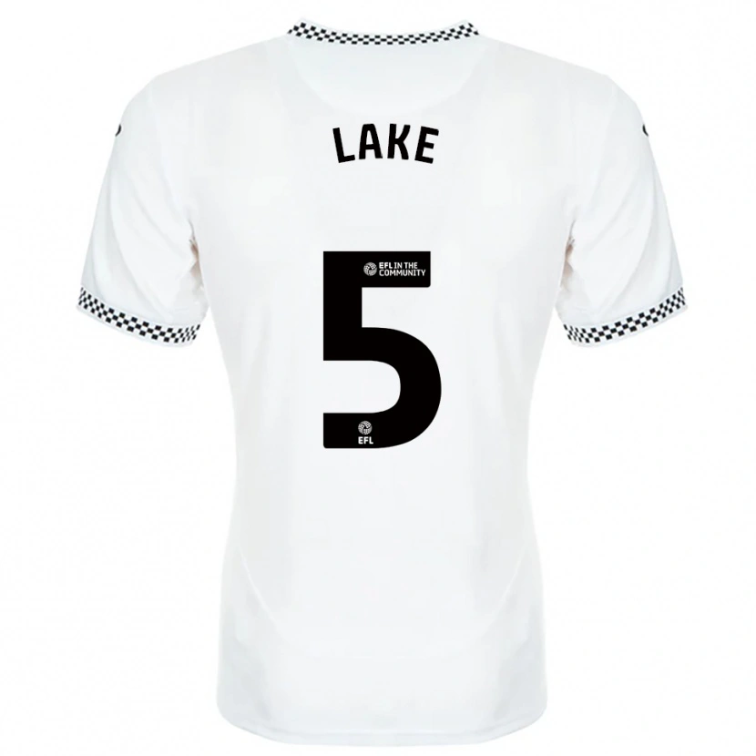 Danxen Kinderen Ellie Lake #5 Wit Oranje Thuisshirt Thuistenue 2025/26 T-Shirt België