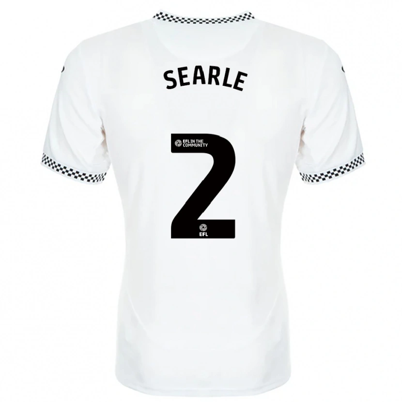 Danxen Kinderen Thomas Searle #2 Wit Oranje Thuisshirt Thuistenue 2025/26 T-Shirt België