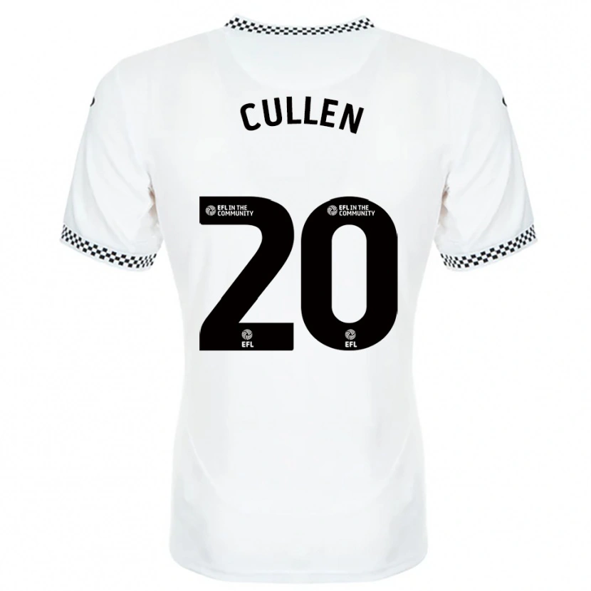 Danxen Kinderen Liam Cullen #20 Wit Oranje Thuisshirt Thuistenue 2025/26 T-Shirt België