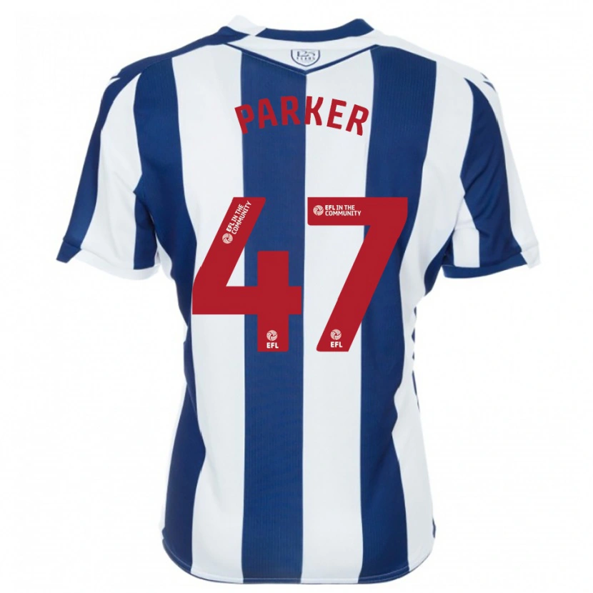 Danxen Kinderen Michael Parker #47 Marine Wit Thuisshirt Thuistenue 2025/26 T-Shirt België