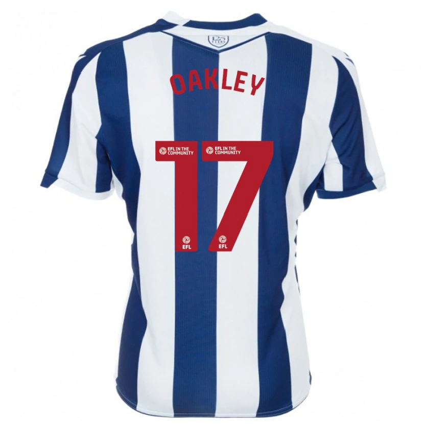 Danxen Kinderen Rhianne Oakley #17 Marine Wit Thuisshirt Thuistenue 2025/26 T-Shirt België