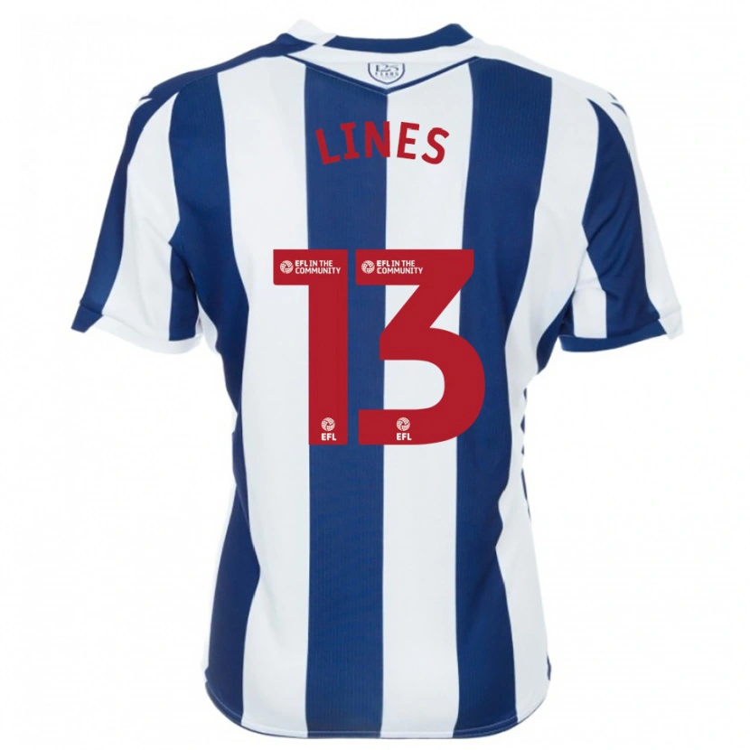 Danxen Kinderen Jack Lines #13 Marine Wit Thuisshirt Thuistenue 2025/26 T-Shirt België