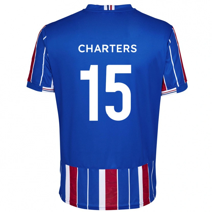Danxen Kinderen Taylor Charters #15 Blauw Rood Wit Thuisshirt Thuistenue 2025/26 T-Shirt België