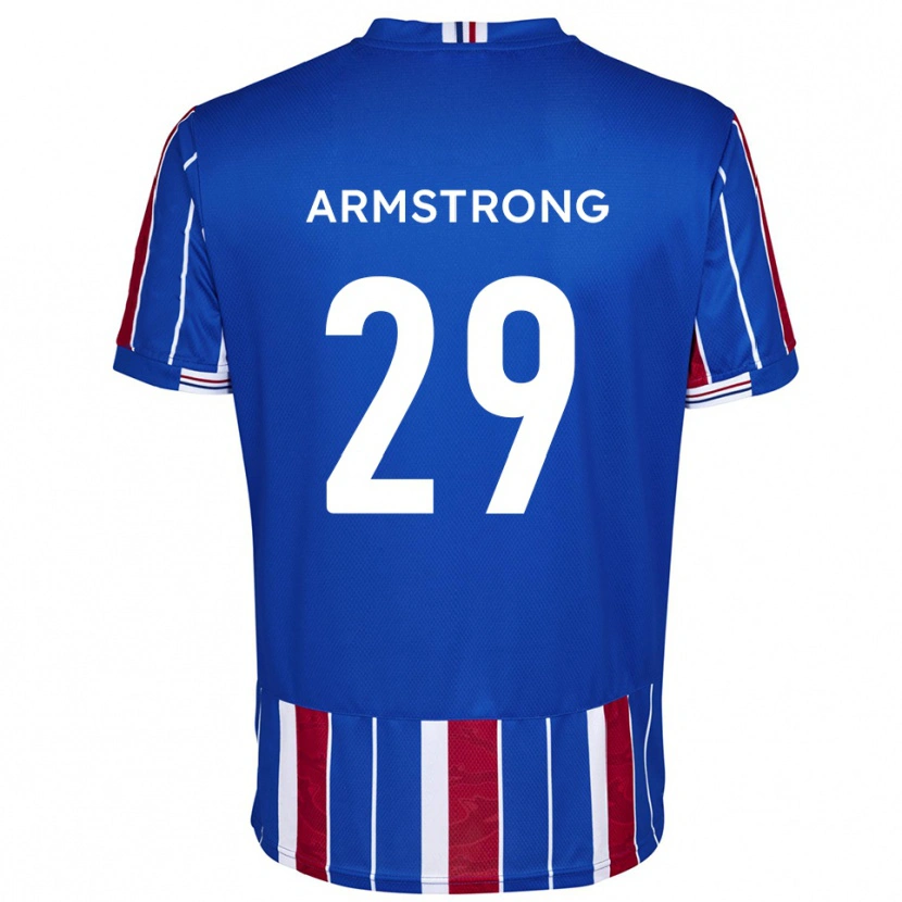 Danxen Kinderen Luke Armstrong #29 Blauw Rood Wit Thuisshirt Thuistenue 2025/26 T-Shirt België