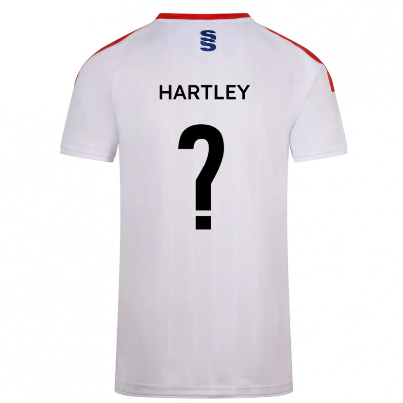 Danxen Kinderen Layton Hartley #0 Wit Marine Thuisshirt Thuistenue 2025/26 T-Shirt België