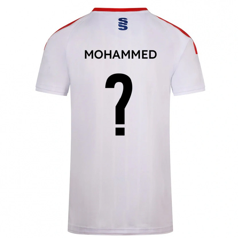 Danxen Kinderen Faris Mohammed #0 Wit Marine Thuisshirt Thuistenue 2025/26 T-Shirt België