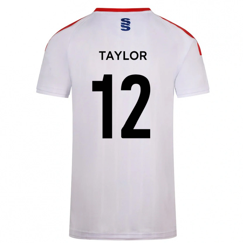 Danxen Kinderen Max Taylor #12 Wit Marine Thuisshirt Thuistenue 2025/26 T-Shirt België